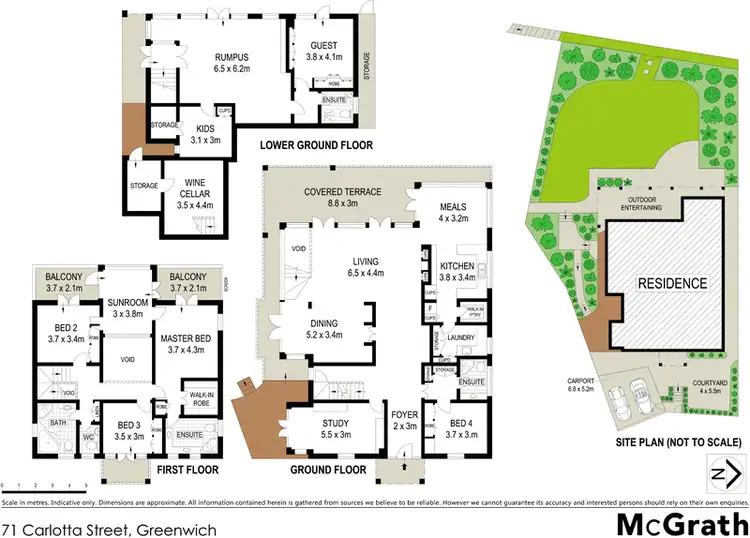 Floorplan of Homely house listing, 71 Carlotta Street, Greenwich NSW 2065