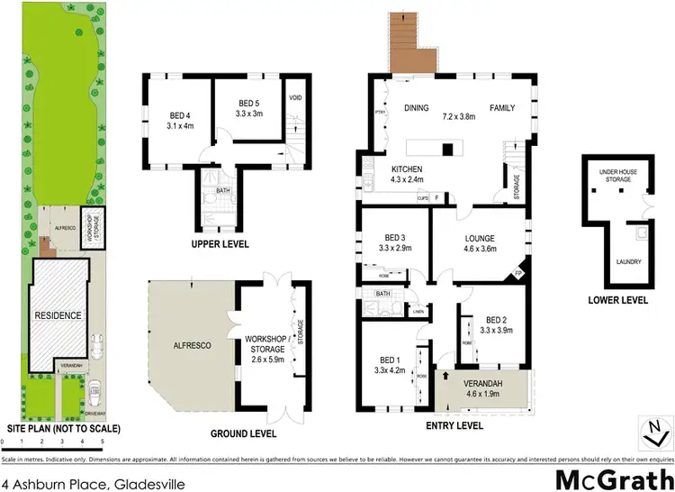 Floorplan of Homely house listing, 4 Ashburn Place, Gladesville NSW 2111