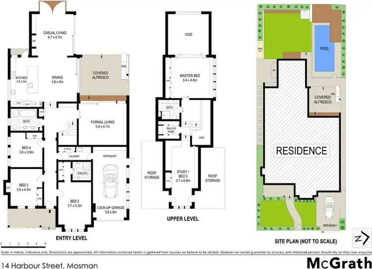 Floorplan of Homely house listing, 14 Harbour Street, Mosman NSW 2088