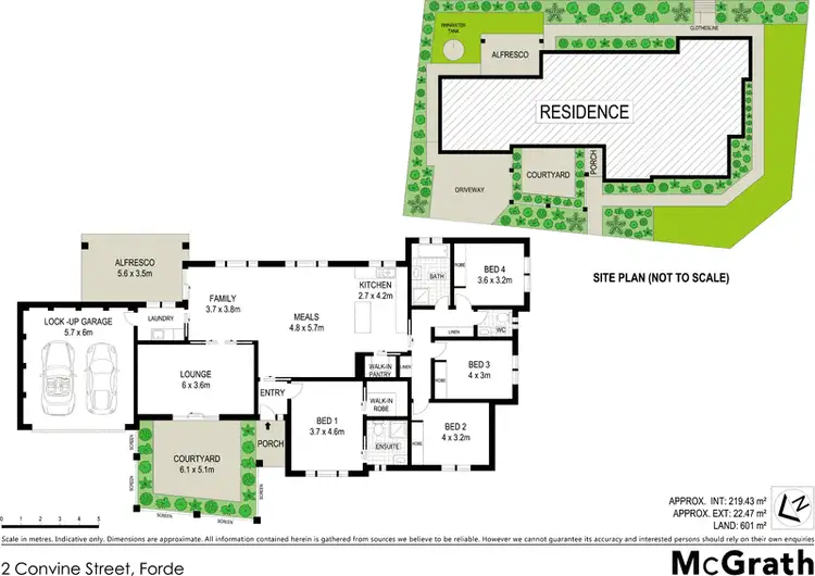 Floorplan of Homely house listing, 2 Convine Street, Forde ACT 2914