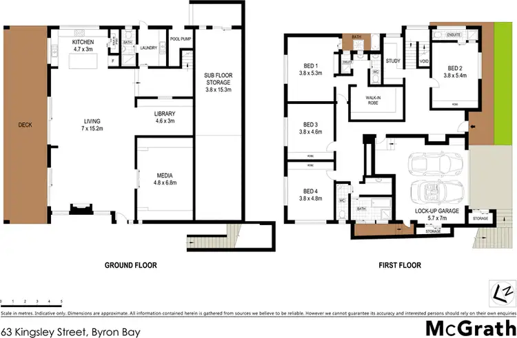 Floorplan of Homely house listing, 63 Kingsley Street, Byron Bay NSW 2481
