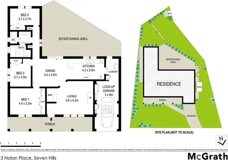 Floorplan of Homely house listing, 3 Nolan Place, Seven Hills NSW 2147