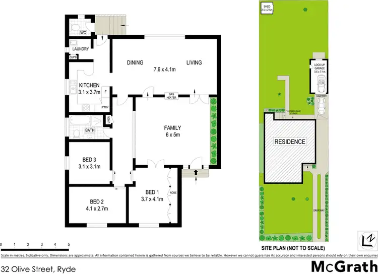 Floorplan of Homely house listing, 32 Olive Street, Ryde NSW 2112