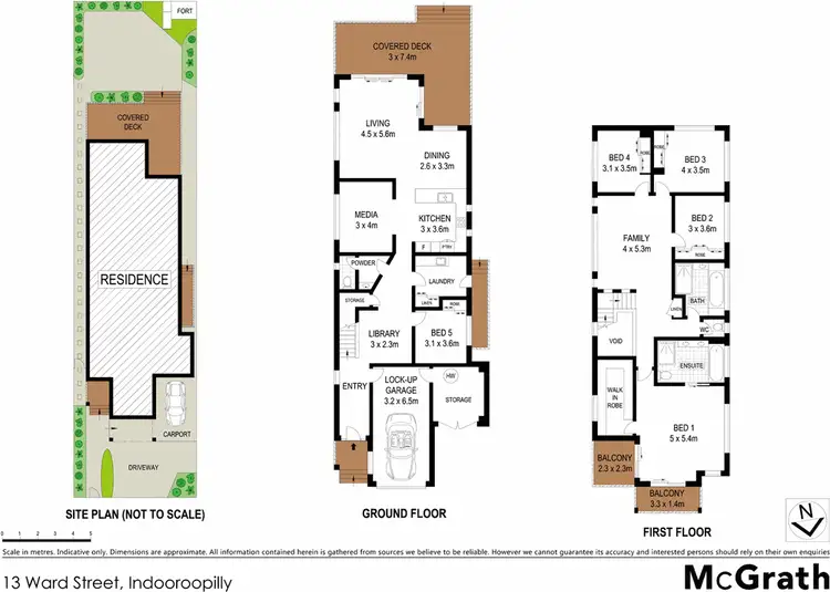 Floorplan of Homely house listing, 13 Ward Street, Indooroopilly QLD 4068