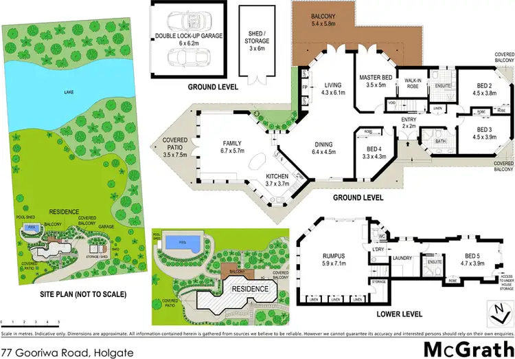 Floorplan of Homely rural property listing, 77 Gooriwa Road, Holgate NSW 2250
