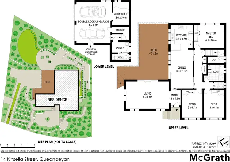 Floorplan of Homely house listing, 14 Kinsella Street, Queanbeyan NSW 2620