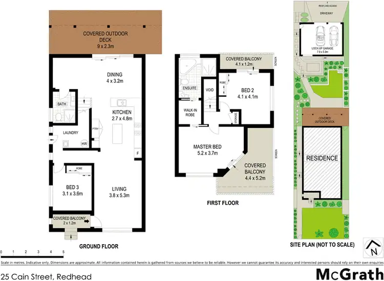 Floorplan of Homely house listing, 25 Cain Street, Redhead NSW 2290