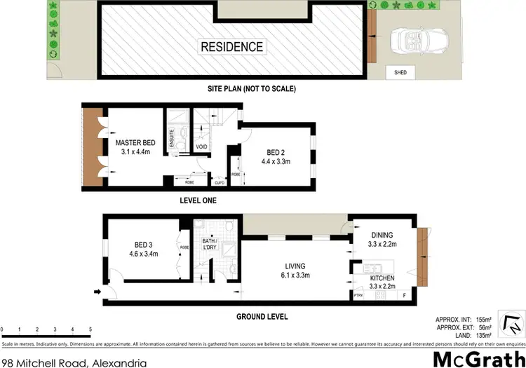 Floorplan of Homely house listing, 98 Mitchell Road, Alexandria NSW 2015