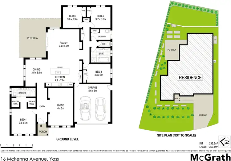 Floorplan of Homely house listing, 16 Mckenna Avenue, Yass NSW 2582