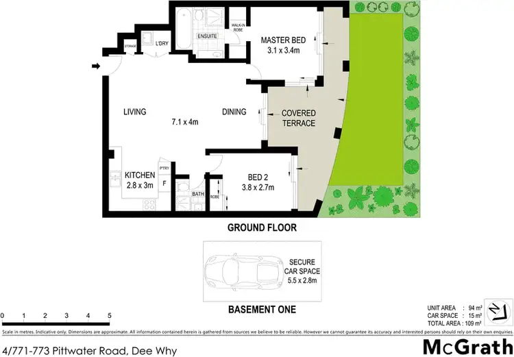 Floorplan of Homely apartment listing, 4/771 Pittwater Road, Dee Why NSW 2099