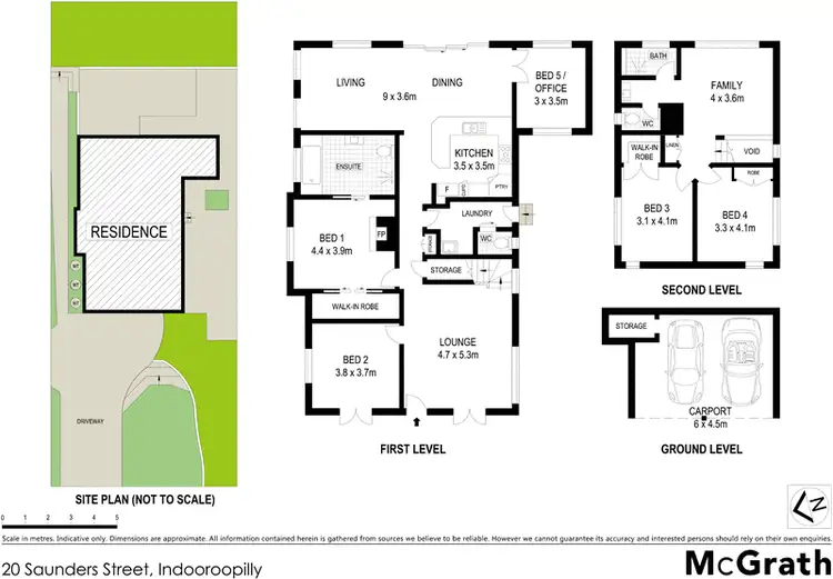 Floorplan of Homely house listing, 20 Saunders Street, Indooroopilly QLD 4068