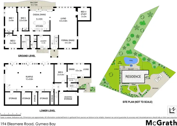 Floorplan of Homely house listing, 194 Ellesmere Road, Gymea Bay NSW 2227