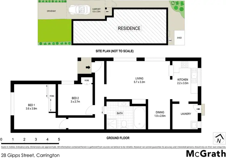 Floorplan of Homely house listing, 28 Gipps Street, Carrington NSW 2294