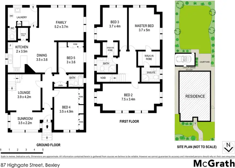 Floorplan of Homely house listing, 87 Highgate Street, Bexley NSW 2207