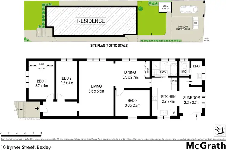 Floorplan of Homely house listing, 10 Byrnes Street, Bexley NSW 2207