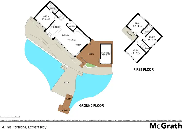 Floorplan of Homely house listing, 14 The Portions, Lovett Bay NSW 2105