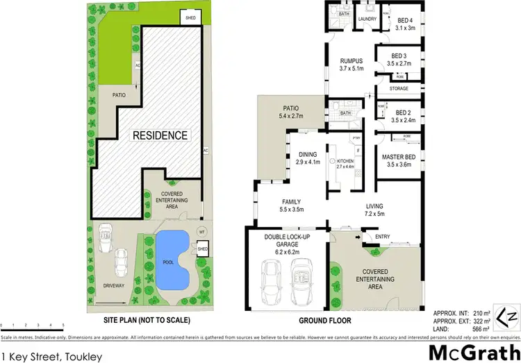 Floorplan of Homely house listing, 1 Key Street, Toukley NSW 2263