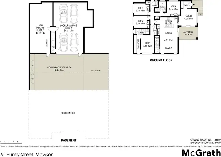 Floorplan of Homely house listing, 61 Hurley Street, Mawson ACT 2607