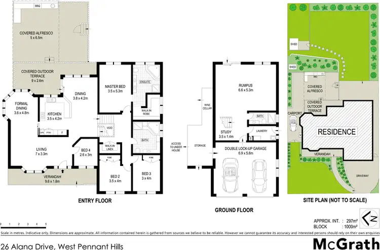 Floorplan of Homely house listing, 26 Alana Drive, West Pennant Hills NSW 2125