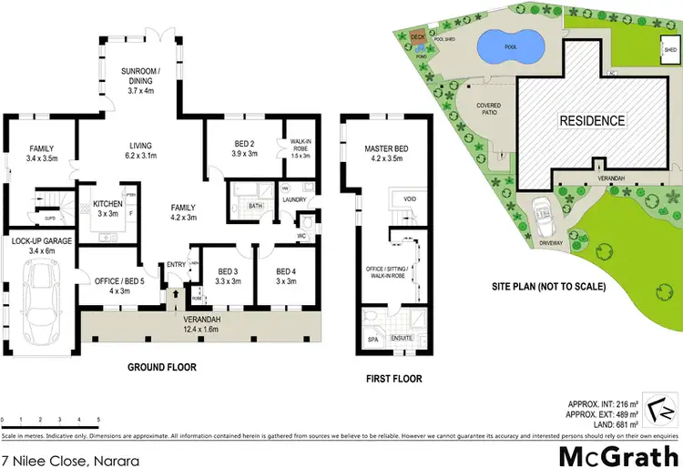 Floorplan of Homely house listing, 7 Nilee Close, Narara NSW 2250