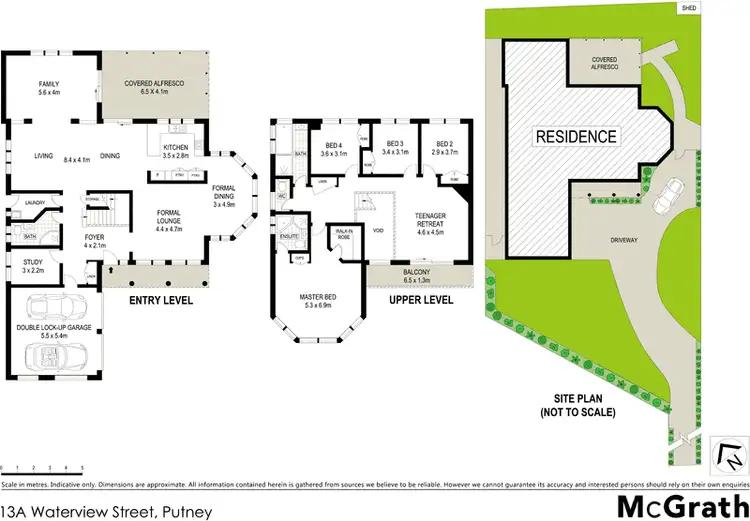 Floorplan of Homely house listing, 13A Waterview Street, Putney NSW 2112