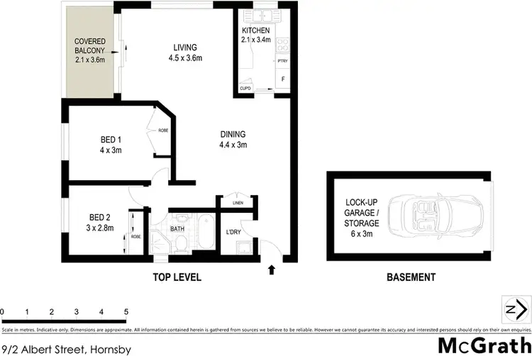 Floorplan of Homely apartment listing, 9/2 Albert Street, Hornsby NSW 2077