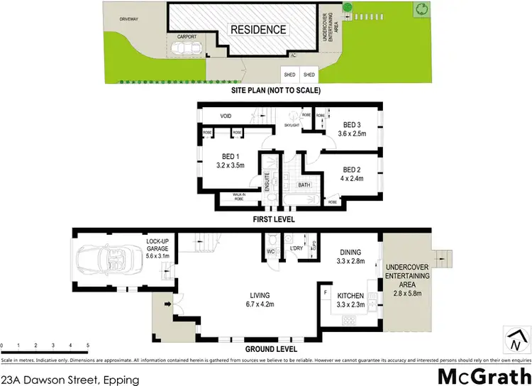 Floorplan of Homely house listing, 23A Dawson Street, Epping NSW 2121