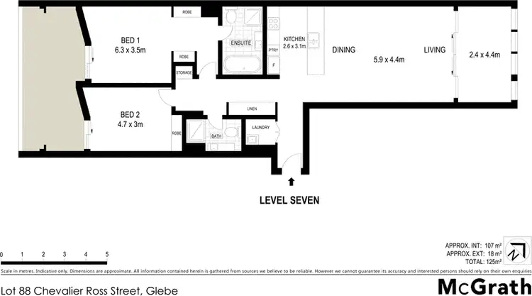 Floorplan of Homely apartment listing, Lot 88 Chevalier Ross Street, Glebe NSW 2037