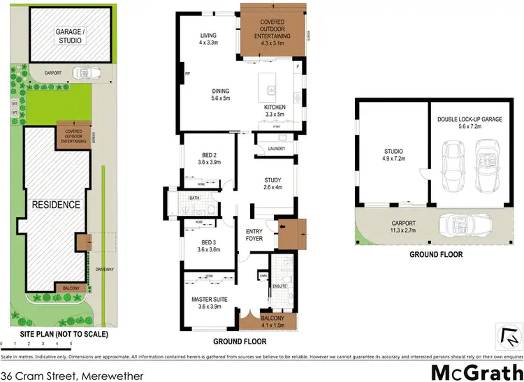 Floorplan of Homely house listing, 36 Cram Street, Merewether NSW 2291