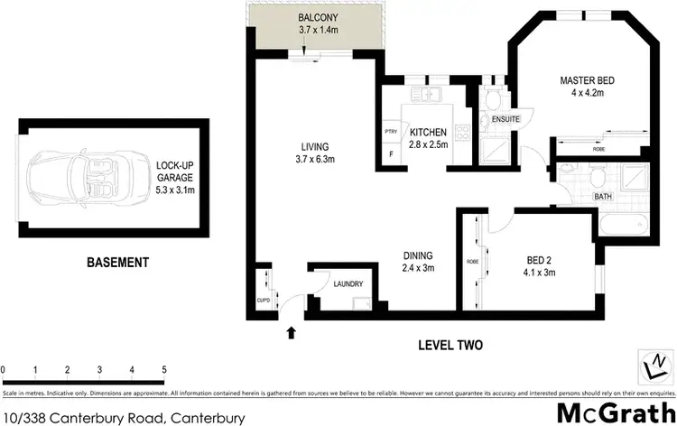 Floorplan of Homely apartment listing, 10/338 Canterbury Road, Canterbury NSW 2193