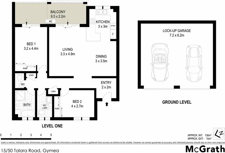 Floorplan of Homely apartment listing, 15/50 Talara Road, Gymea NSW 2227