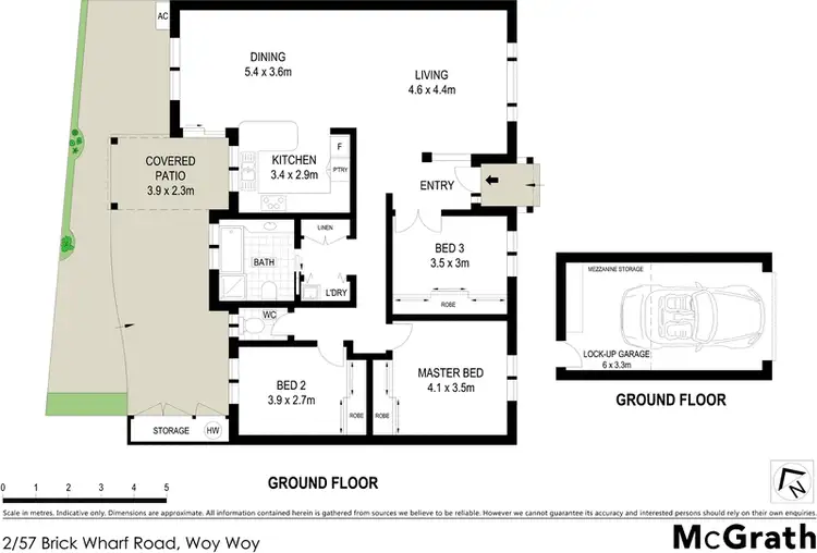 Floorplan of Homely villa listing, 2/57 Brick Wharf Road, Woy Woy NSW 2256