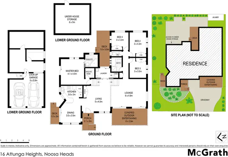 Floorplan of Homely house listing, 16 Attunga Heights, Noosa Heads QLD 4567