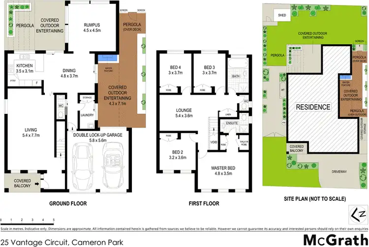 Floorplan of Homely house listing, 25 Vantage Circuit, Cameron Park NSW 2285