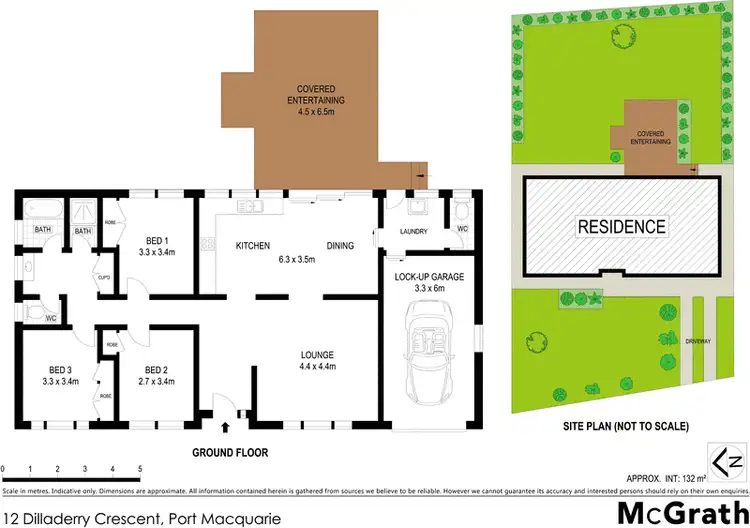 Floorplan of Homely house listing, 12 Dilladerry Crescent, Port Macquarie NSW 2444