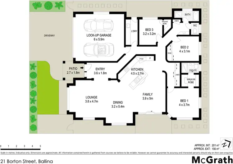 Floorplan of Homely house listing, 21 Borton Street, Ballina NSW 2478