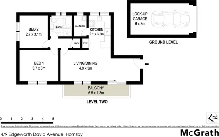 Floorplan of Homely townhouse listing, 4/9 Edgeworth David Avenue, Hornsby NSW 2077