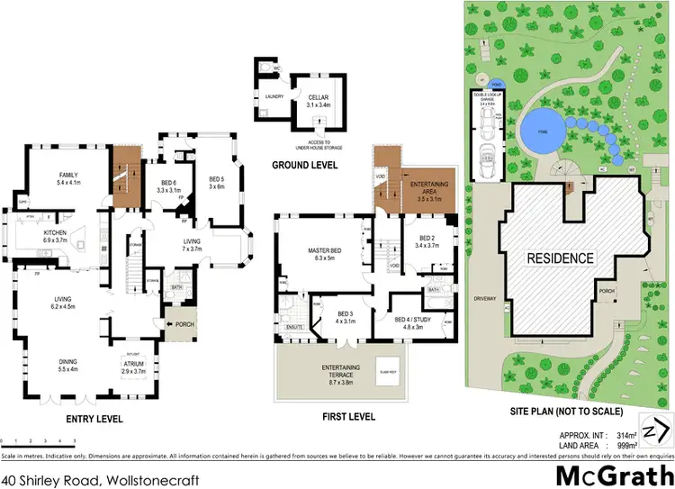Floorplan of Homely house listing, 40 Shirley Road, Wollstonecraft NSW 2065