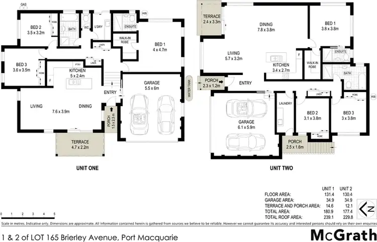 Floorplan of Homely villa listing, 2/57 Brierley Avenue, Port Macquarie NSW 2444