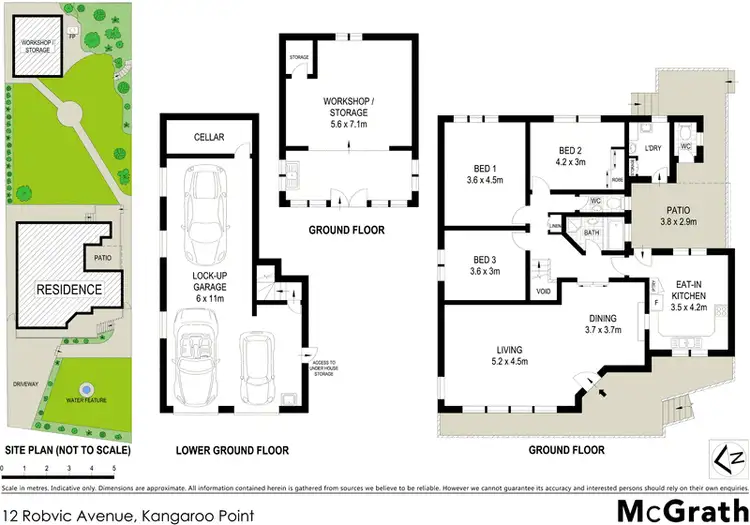 Floorplan of Homely house listing, 12 Robvic Avenue, Kangaroo Point NSW 2224