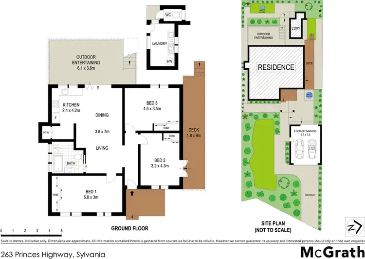 Floorplan of Homely house listing, 263 Princes Highway, Sylvania NSW 2224