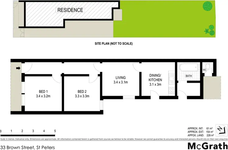 Floorplan of Homely house listing, 33 Brown Street, St Peters NSW 2044