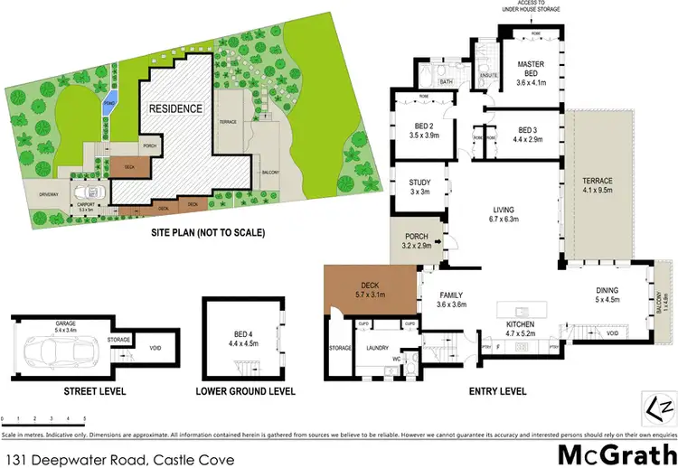 Floorplan of Homely house listing, 131 Deepwater Road, Castle Cove NSW 2069