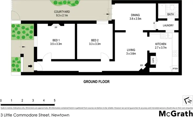 Floorplan of Homely house listing, 3 Little Commodore Street, Newtown NSW 2042