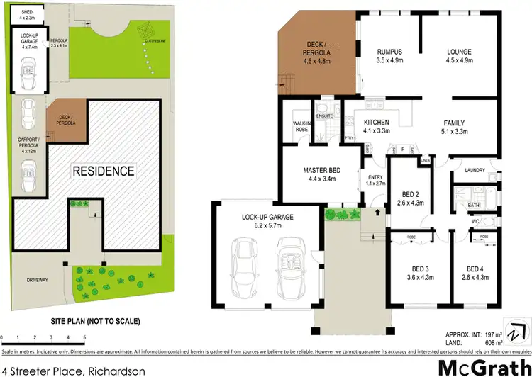 Floorplan of Homely house listing, 4 Streeter Place, Richardson ACT 2905
