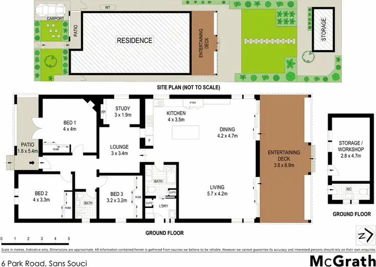 Floorplan of Homely house listing, 6 Park Road, Sans Souci NSW 2219