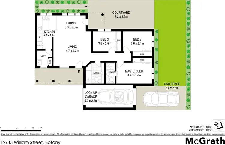 Floorplan of Homely villa listing, 12/33 William Street, Botany NSW 2019