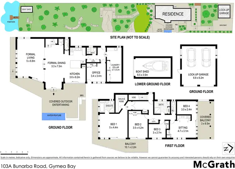 Floorplan of Homely house listing, 103A Bunarba Road, Gymea Bay NSW 2227
