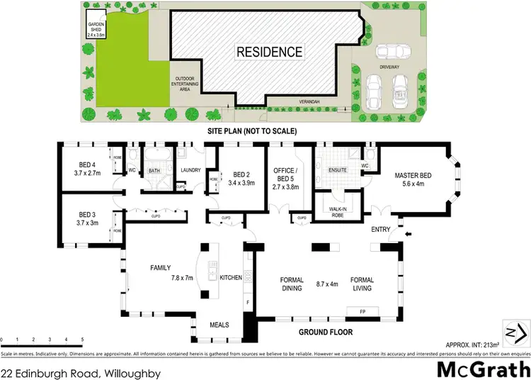 Floorplan of Homely house listing, 22 Edinburgh Road, Willoughby NSW 2068