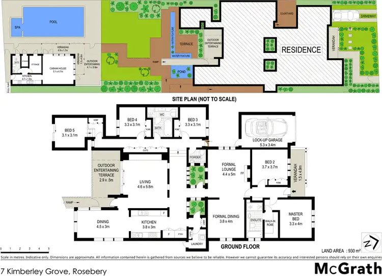 Floorplan of Homely house listing, 7 Kimberley Grove, Rosebery NSW 2018